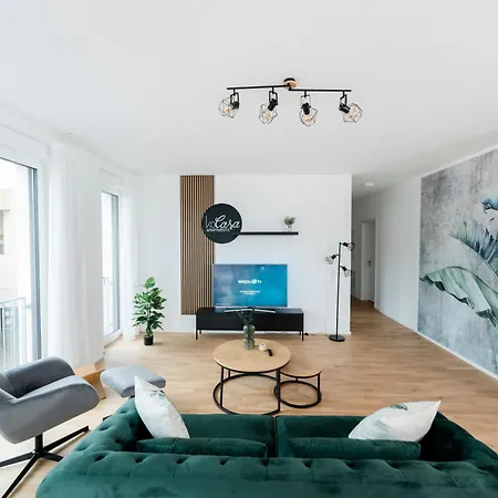 Apartment Kocasa-apartments 02, Design, City-center Boeblingen, Stellplatz, Balkon, Waipu-tv *
