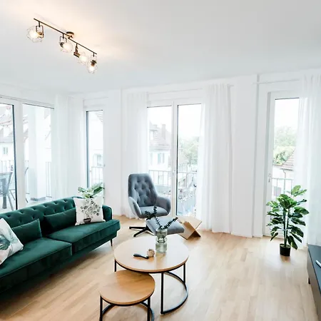 Kocasa-apartments 02, Design, City-center Böblingen, Stellplatz, Balkon Apartment