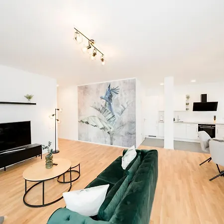 Apartment Kocasa-apartments 02, Design, City-center Boeblingen, Stellplatz, Balkon, Waipu-tv