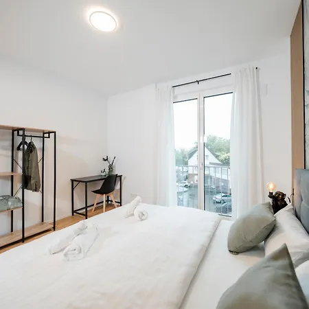 Kocasa-apartments 02, Design, City-center Boeblingen, Stellplatz, Balkon, Waipu-tv Apartment